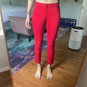 Banana Republic Sloan Slim Pant in Red - 0 Petite